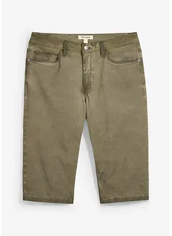 Långa shorts med tvättade effekter, Regular Fit, bonprix