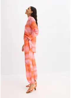 Lång blus med batikmönster, bonprix