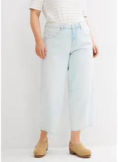 Jeans med medelhög midja och kortare ben, Super Soft, bonprix