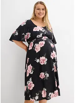 Mamma-/amningsklänning i vävt viskosmaterial, bonprix