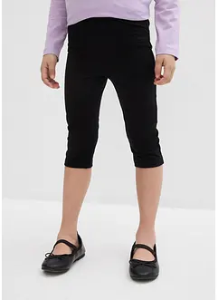Caprileggings i elastisk bomullsmix för barn (2-pack), bonprix