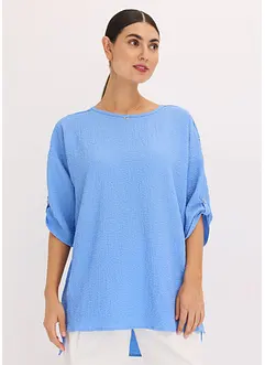 Tunika med struktur och spetsband, bonprix