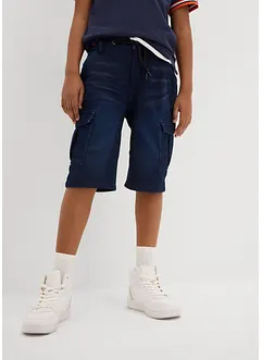 Jeansshorts i sweatmaterial, Regular Fit, bonprix
