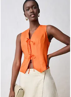 Bluslinne i rent linnematerial, bonprix
