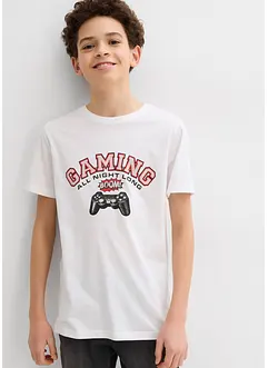 T-shirt för barn (2-pack), av ekologisk bomull, bonprix