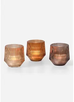 Värmeljushållare (3-pack), bonprix