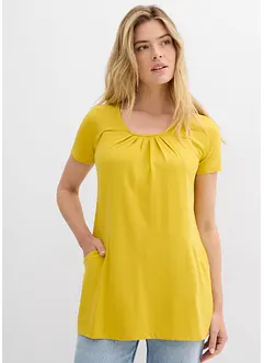 Lång topp med viskos, bonprix