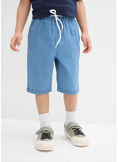 Stretchiga jeansshorts i dra på-modell för barn, Regular Fit, bonprix