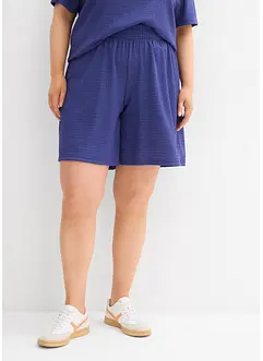 Dra på-shorts av kräpp, bonprix