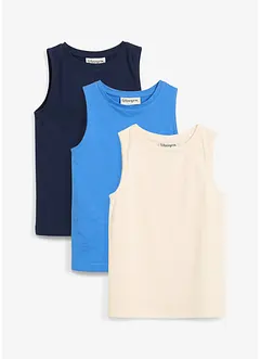 Linne av ren ekologisk bomull (3-pack), bonprix