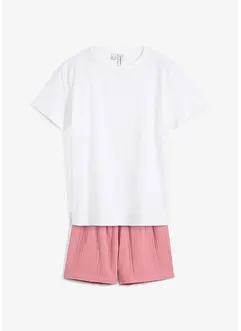 Pyjamas med shorts av muslin (2 delar), bonprix