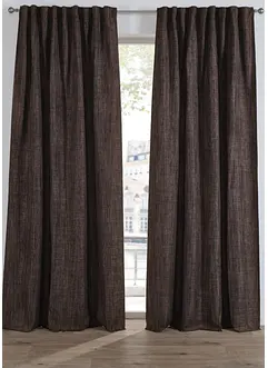 Mörkläggande gardinlängd med elegant yta (1 styck), bonprix