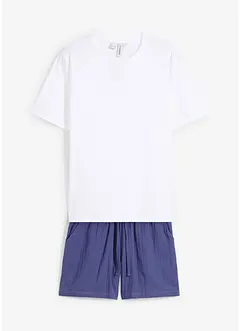 Muslinpyjamas med shorts, bonprix