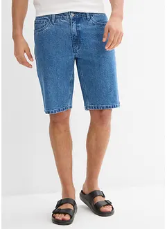 Stretchiga jeansbermudas, Relaxed Fit, bonprix
