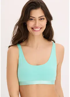 BH-topp med ekologisk bomull (2-pack), bonprix