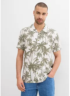 Kortärmad skjorta av viskos, Slim Fit, bonprix