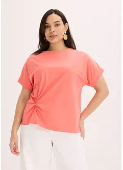 T-shirt med knutdetalj, bonprix