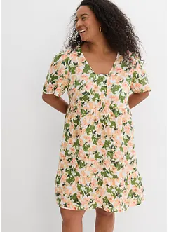 Klänning av mjuk muslin, bonprix