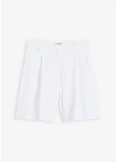 Shorts i tunn linnemix, bonprix