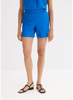 Dra på-shorts i luftig linneblandning, bonprix