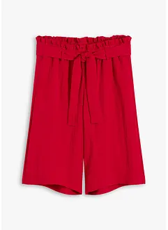 Dra på-bermudas i följsam viskosmix, bonprix