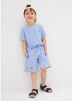 T-shirt och shorts för barn (2 delar) i ekologisk bomull, bonprix