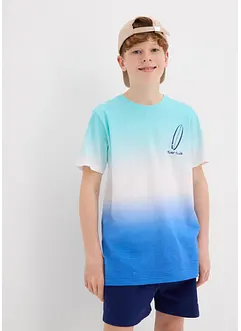 T-shirt med olika färgnyanser för barn, av ekologisk bomull, bonprix
