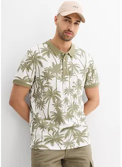 Pikétröja av ekologisk bomull Slim Fit, bonprix
