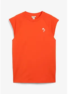 Ärmlös sweatshirt av ren bomull, bonprix