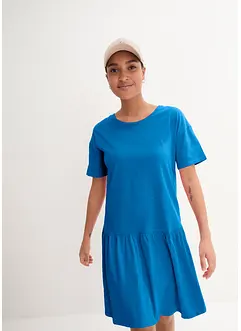 Jerseyklänning av ekologisk bomull, bonprix