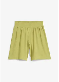 Dra på-shorts av kräpp, bonprix