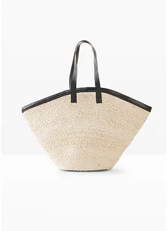 Shoppingväska med halmlook, bonprix