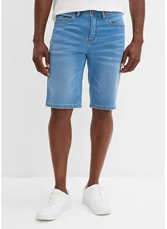 Stretchiga jeansshorts med bekvämt snitt, Regular Fit, bonprix