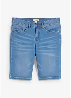 Stretchiga jeansshorts med bekvämt snitt, Regular Fit, bonprix