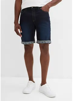 Stretchiga jeansshorts, normal passform, bonprix