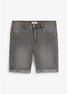 Stretchiga jeansshorts, normal passform, bonprix