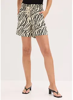 Paperbag-shorts med snörning, bonprix