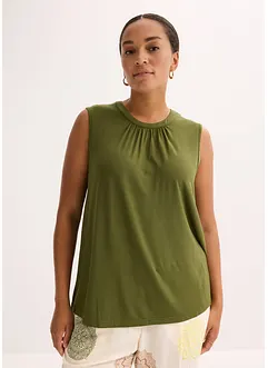 Blustopp i jersey, bonprix