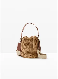 Påsväska med halmlook, bonprix