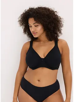 T-shirtbehå i minimizermodell utan bygel, med ekologisk bomull (2-pack), bonprix