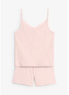Kort pyjamas med ekologisk bomull (2 delar), bonprix