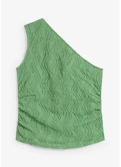 One shoulder-linne i material med struktur, bonprix