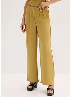 Byxa i material med struktur, bonprix