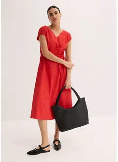 Klänning i bomullspoplin, bonprix