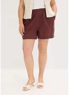 Shorts med viss del linne, bonprix