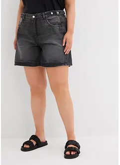 Jeansshorts Mid Waist, Low Stretch, bonprix