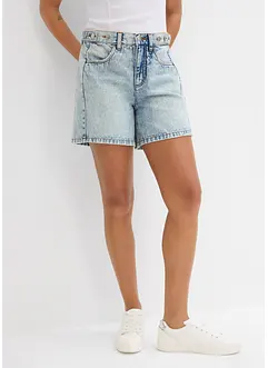 Jeansshorts Mid Waist, Low Stretch, bonprix