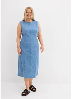 Jeansklänning av ekologisk bomull med stretch, bonprix