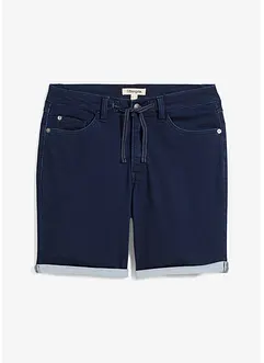 Jeansshorts i trikå, Regular Fit, bonprix