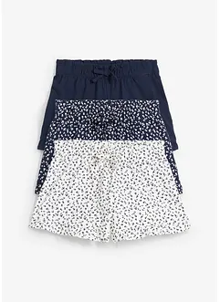 Jerseyshorts i ren ekologisk bomull för barn (3-pack), bonprix